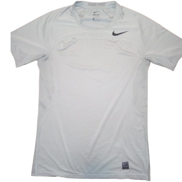MEN'S NIKE PRO HYPERCOOL FITTED Shirt small grey - Picture 5 of 11